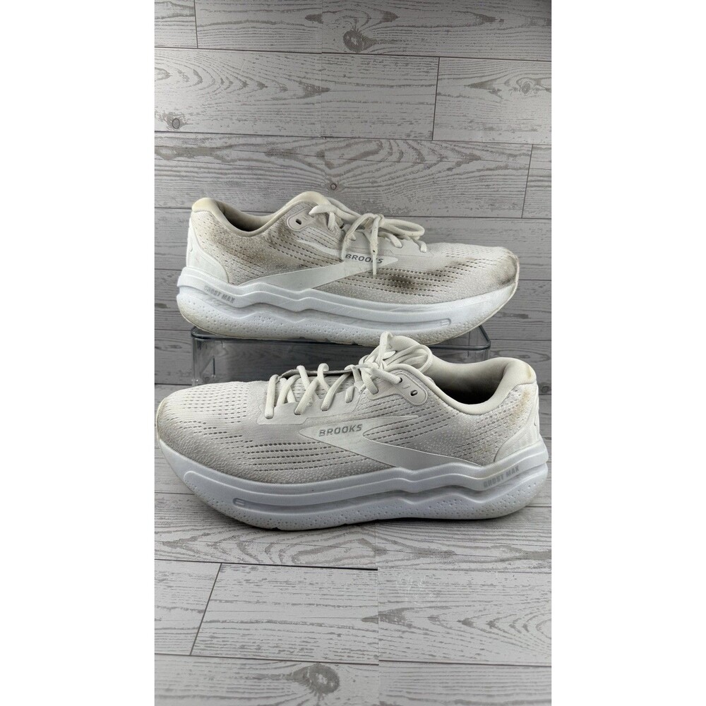 Brooks Ghost 2 Max Men’s Running Shoes Size 12.5D White Athletic #763
